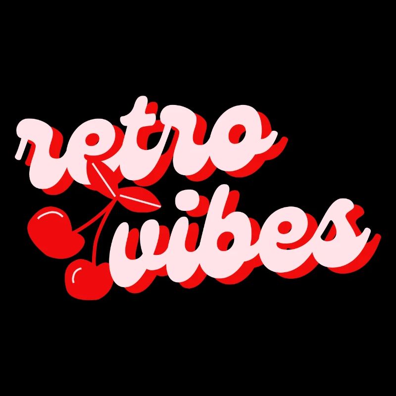 Retro Vibes mit Kirschen – Rot & Verspielt