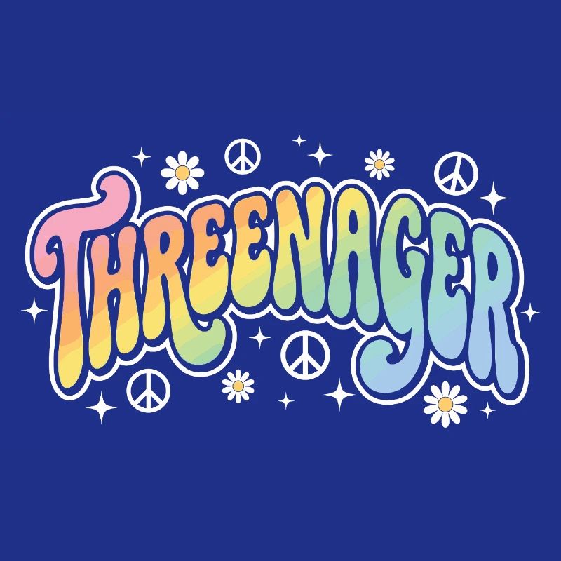 Threenager 3e anniversaire 3 ans Filles