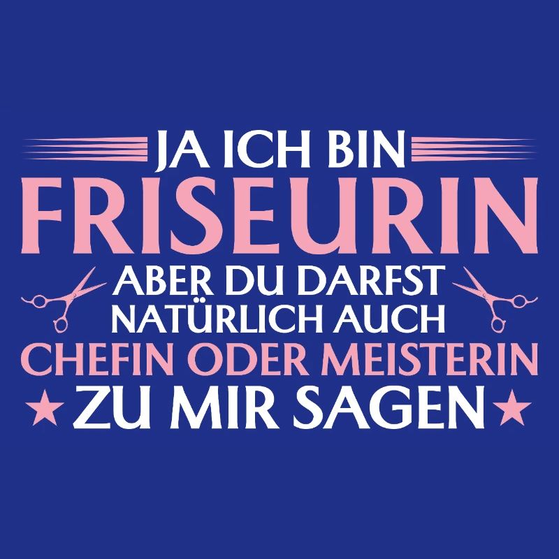 Friseurin Chefin oder Meisterin