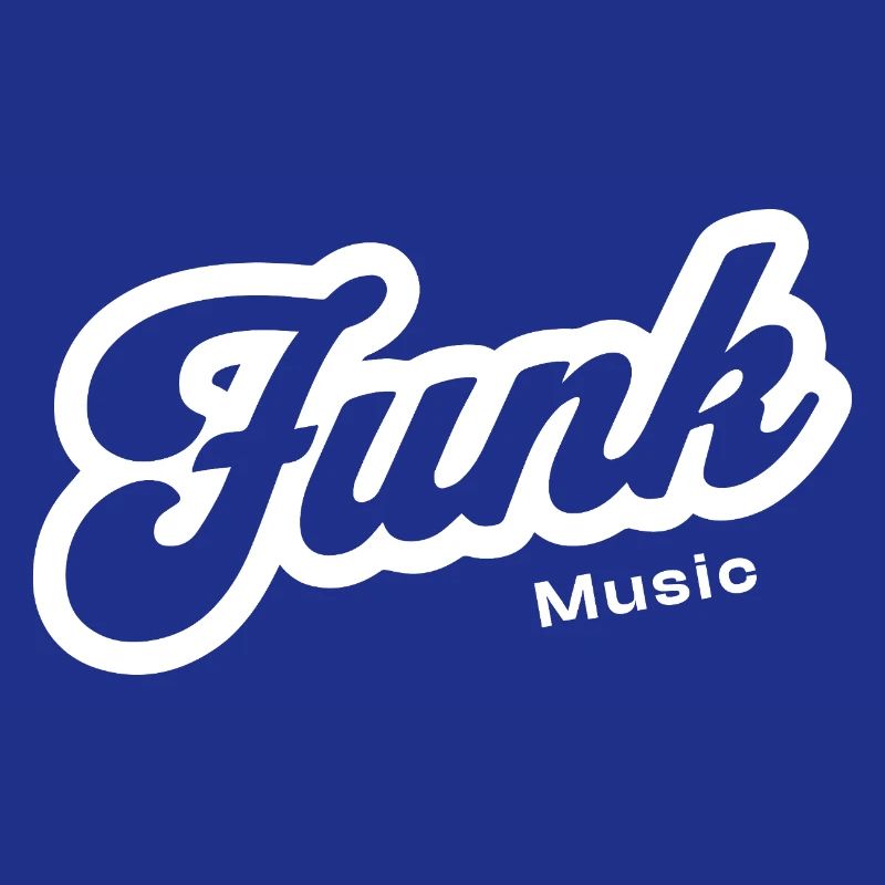 Funk Music Retro Script Logo