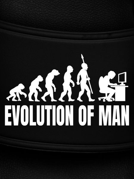 Programmeur Computer Freak Evolution Rétro