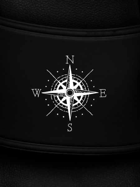 Compass with directions