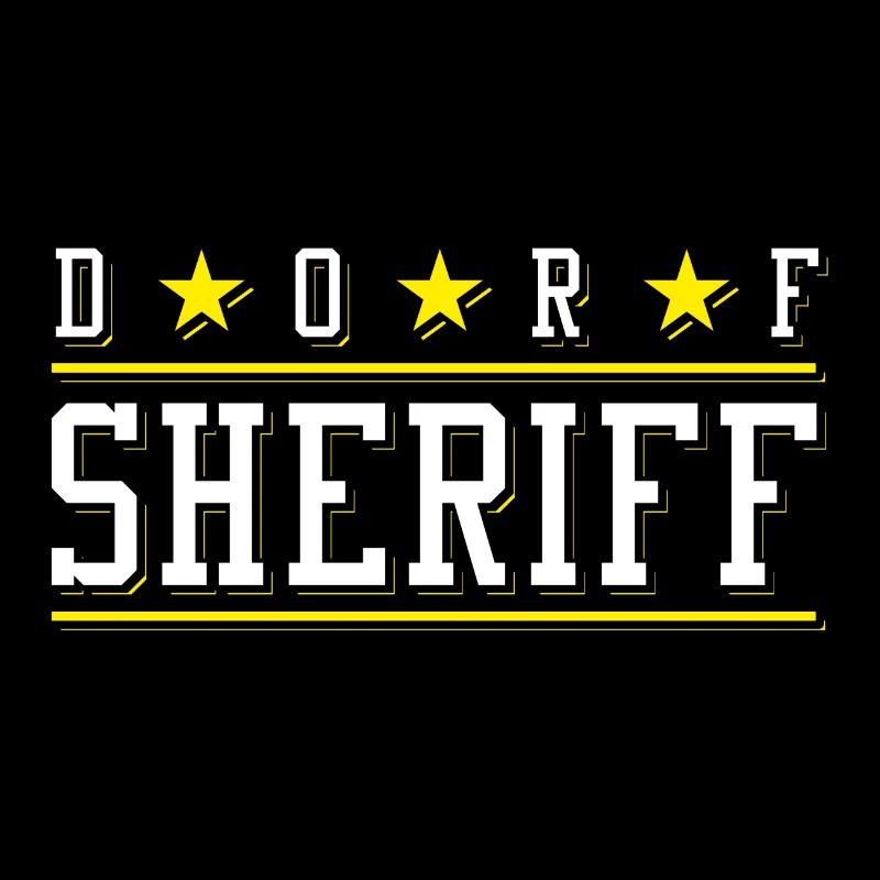 Dorf Sheriff - Polizei Dorf Polizist Hilfssherriff