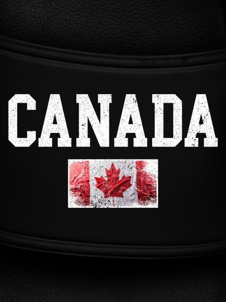 Distressed Canada Maple Flag