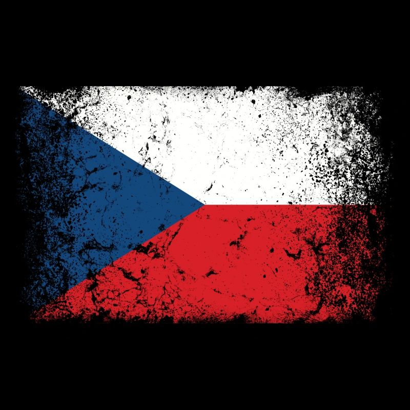 République tchèque Drapeau tchèque Vintage