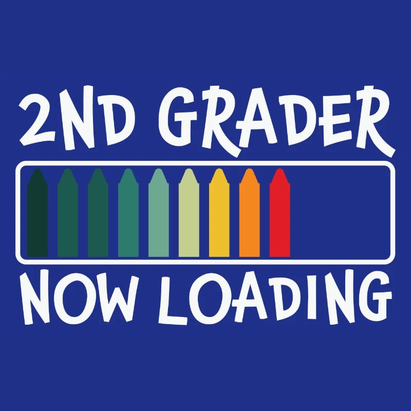 2nd grader now loading 2nd class shirt