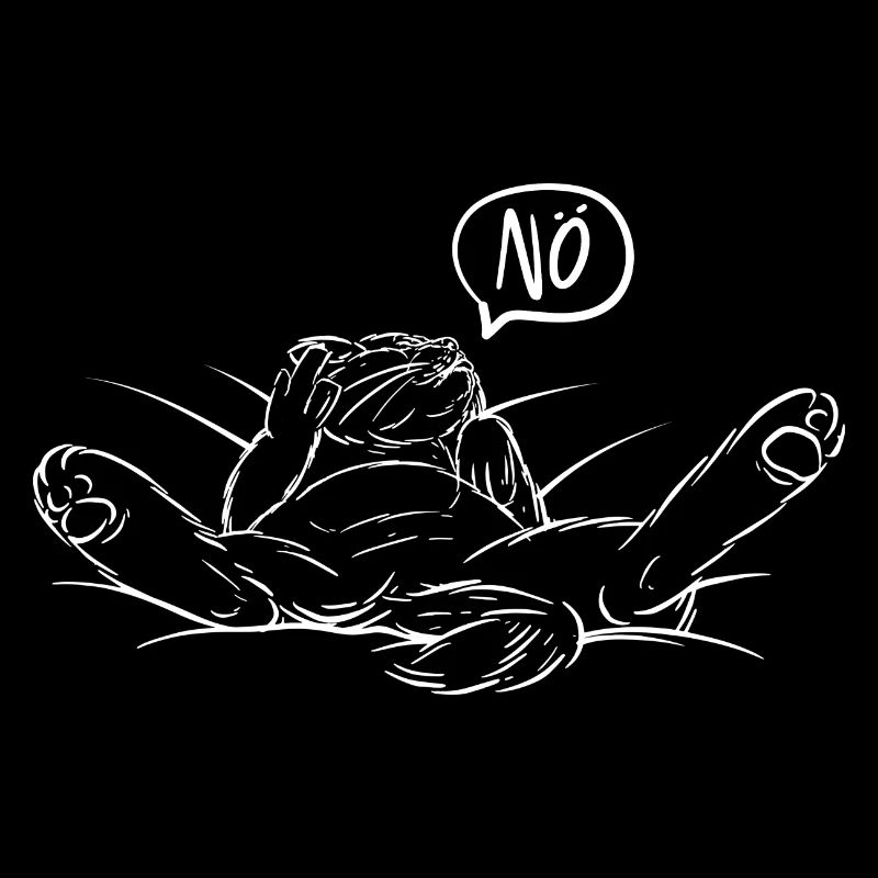 Katze Nö, Nein, No...Mittelfinger