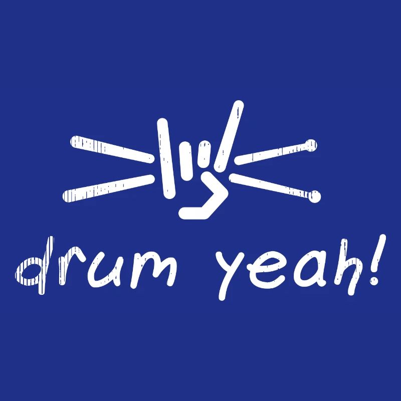Drum Yeah! Energetic Drum Pattern Illustration