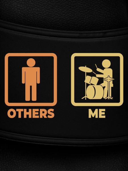 Drummer Stick Figure