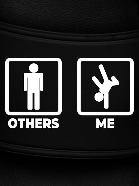 Breakdancer Stick Figure
