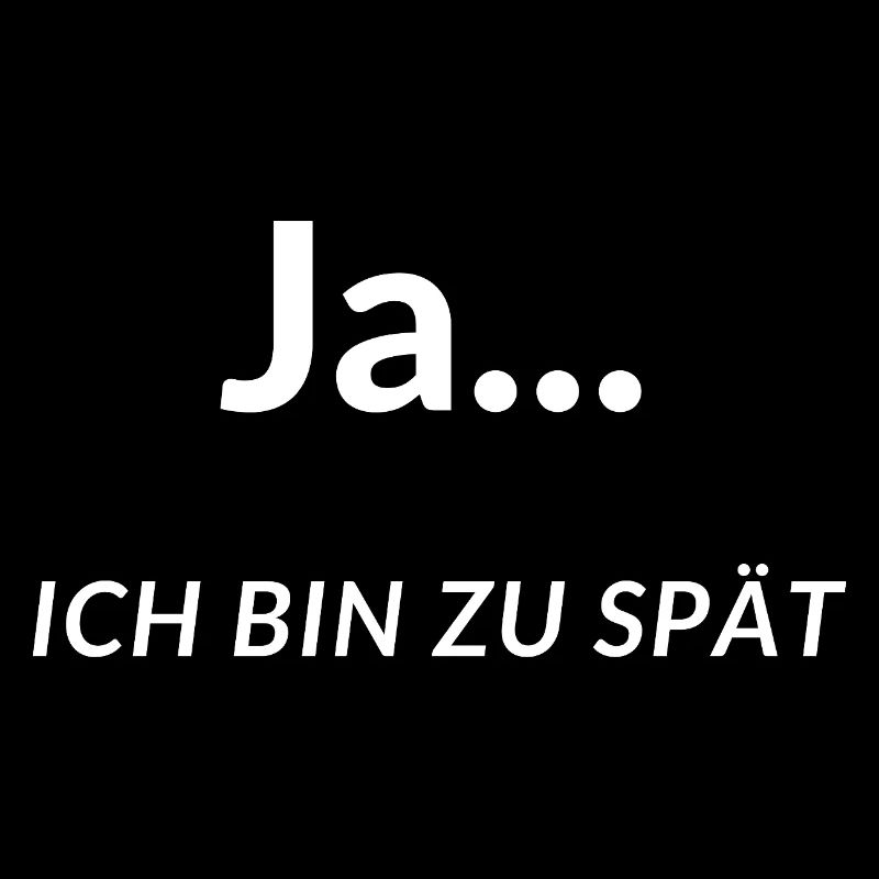Ja ich bin zu spät Verspätung unpünktliche Freunde