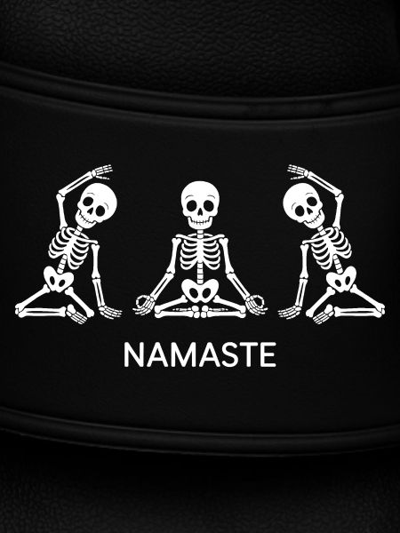 Namaste Skeleton Yoga