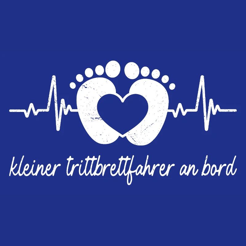 Werdende Mutter KLEINER TRITTBRETTFAHRER AN BORD