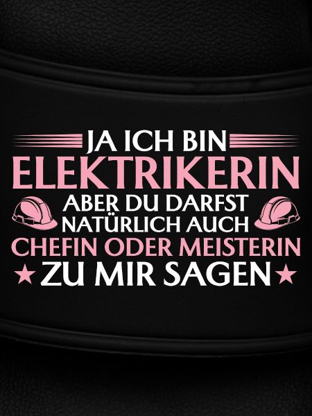 Elekterikerin Chefin oder Meisterin - Handwerkerin