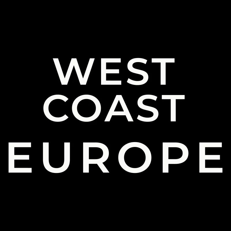 Typografie Westküste Europa