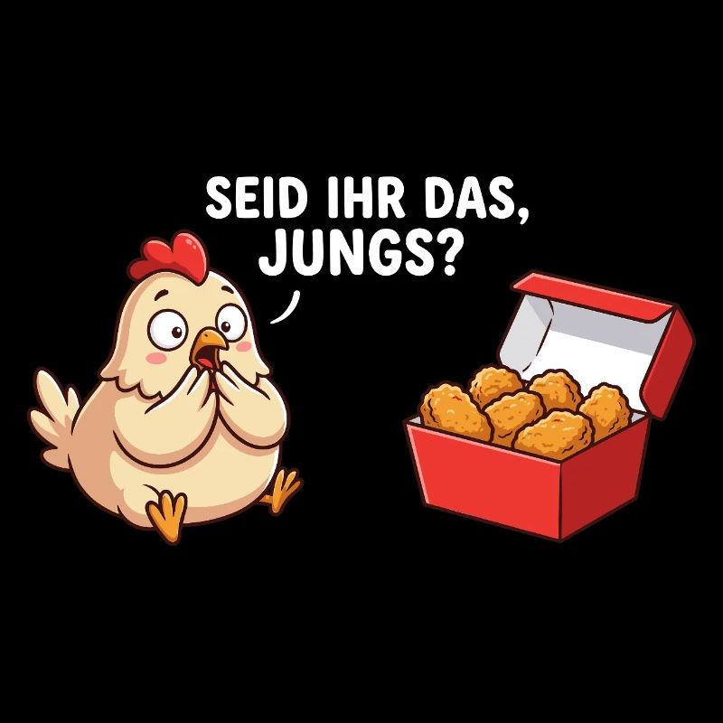 Vous êtes les gars, les nuggets de poulet