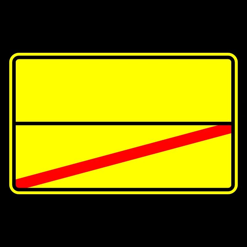 Panneau de signalisation modèle