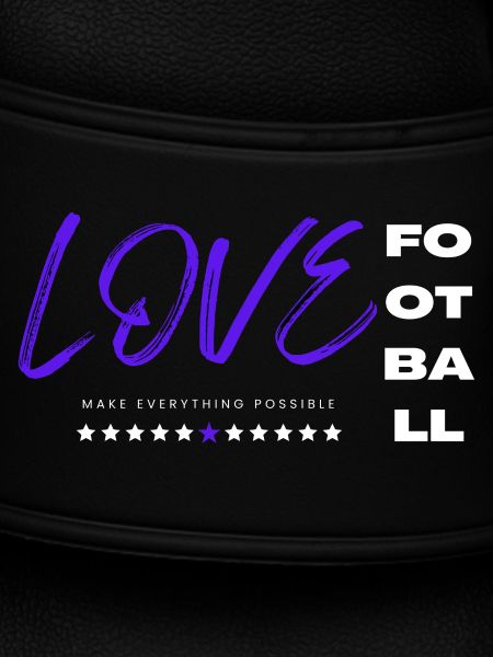 Love football blue