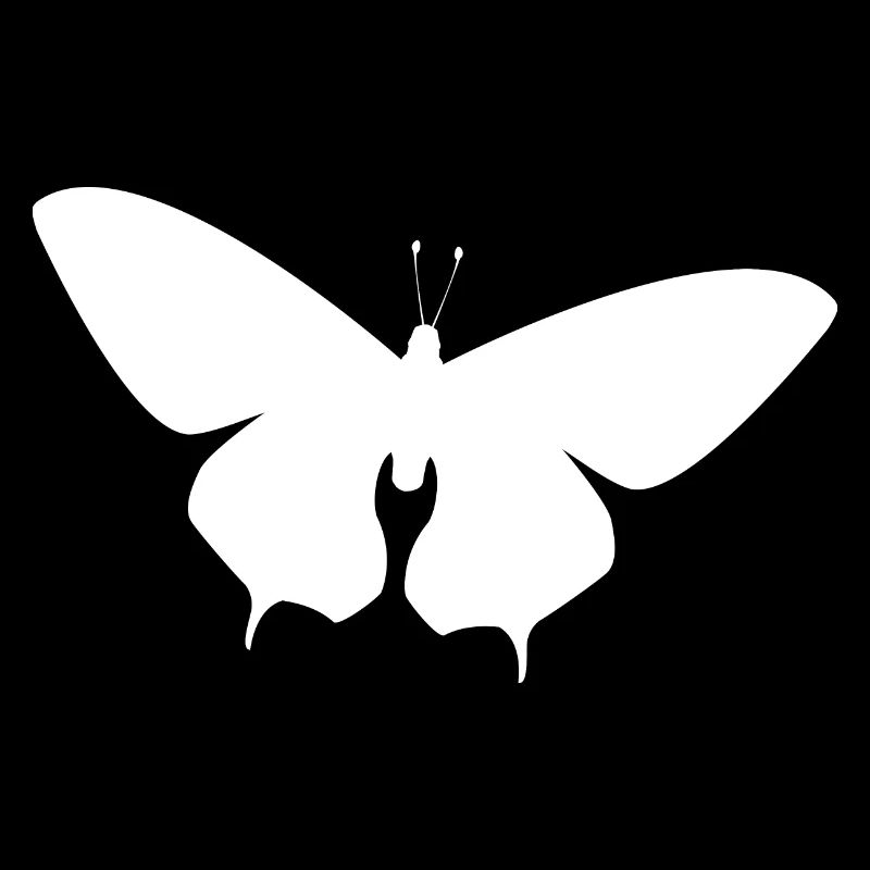 Design unique de t-shirt papillon