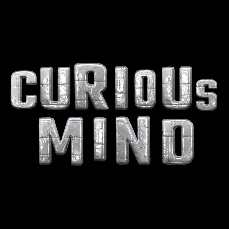 curious Mind metallic 3d