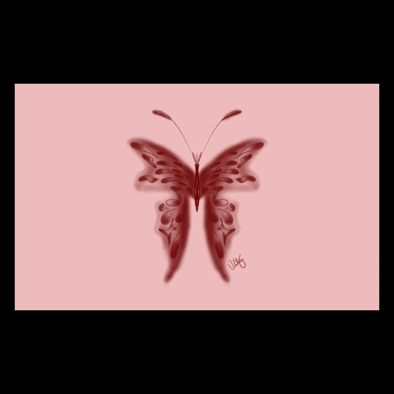 Rosa-Schmetterling- für junge mit Styl