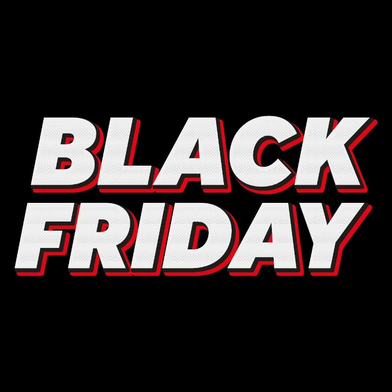 Bold Black Friday Text