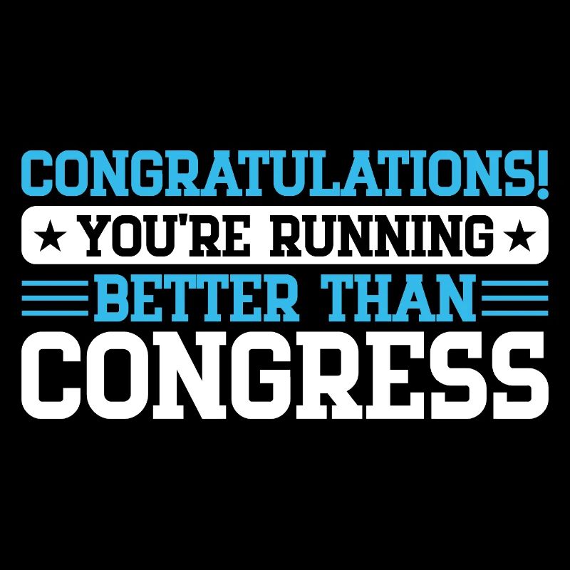 Marathon Runner Running Better Than Congress