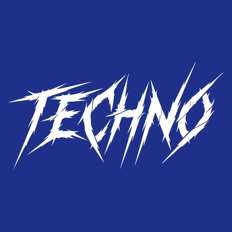 Sharp Techno Schriftart