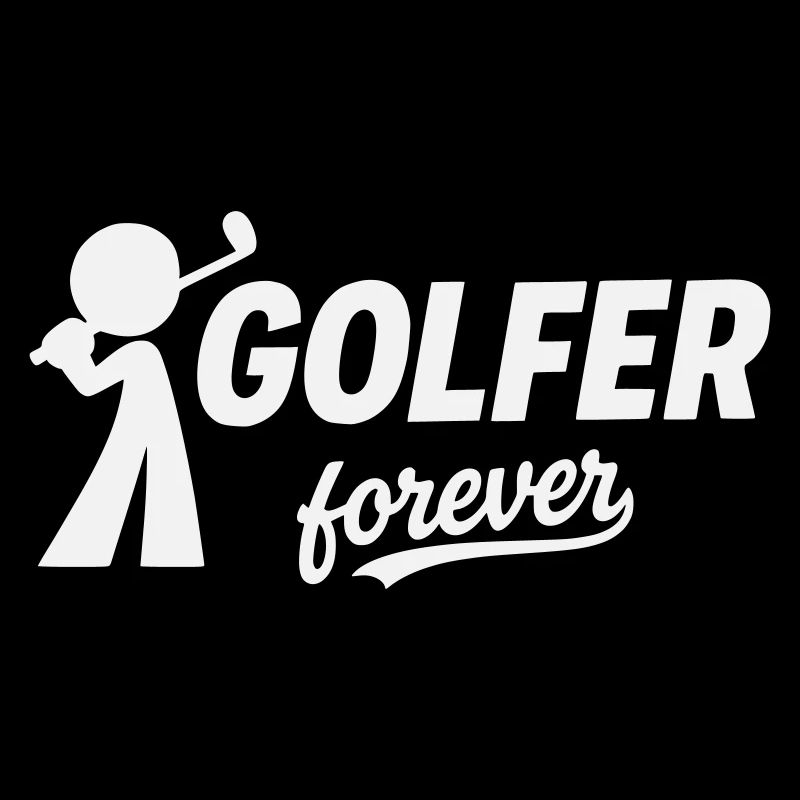 Golf, Golfer Forever Silhouette