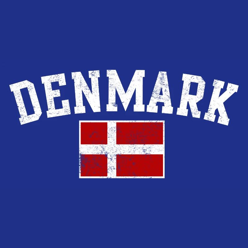 Typographie du drapeau arche du Danemark