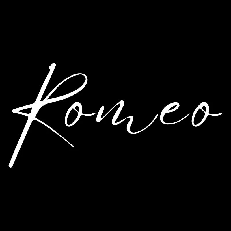 Romeo Name T-Shirt Gift for Men