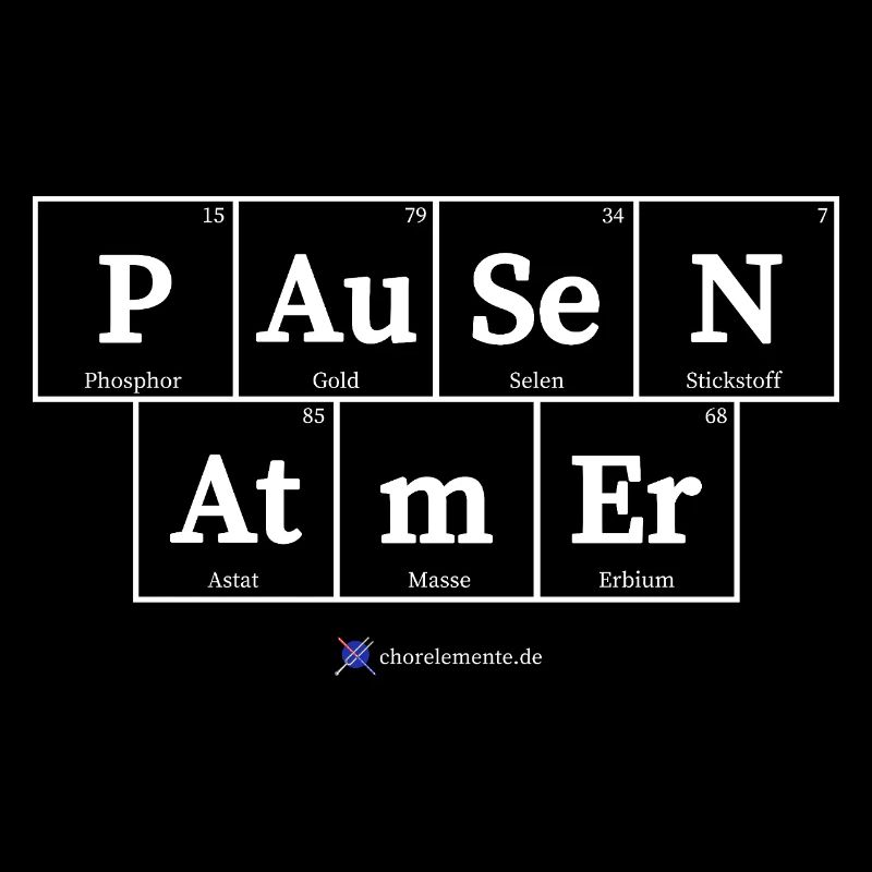 Pausen Atmer (dunkle Stoffe)
