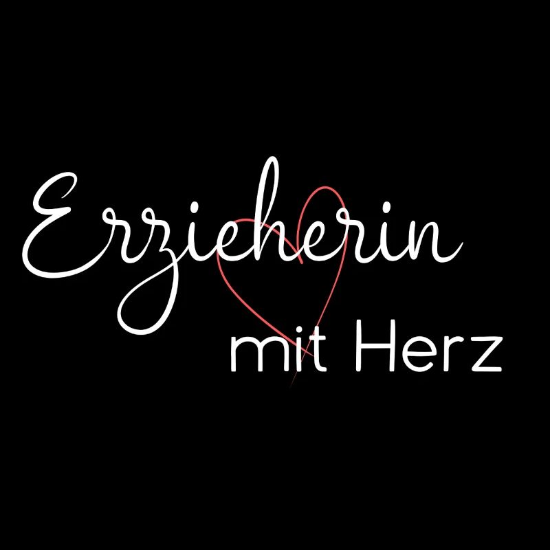 Rolltop Rucksack / Erzieherin mit Herz Rucksack