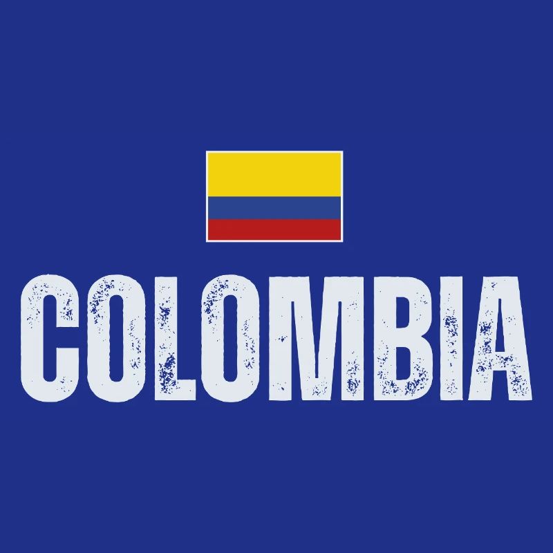 Drapeau de la Colombie, j’aime la Colombie