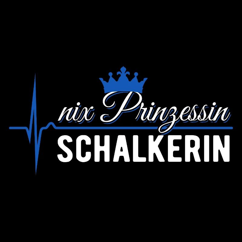 Nix Prinzessin - Schalkerin - EKG Puls Geschenk