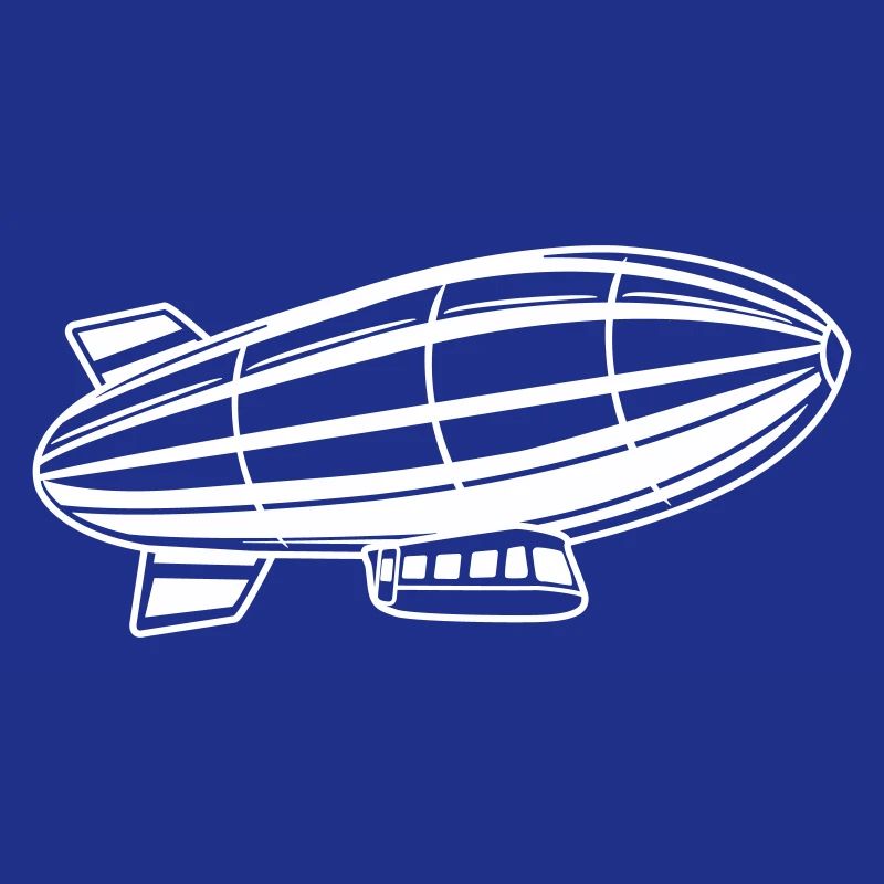 Silhouette de dirigeable Zeppelin