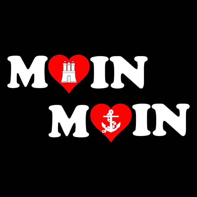 Moin Moin Heart for Hamburg