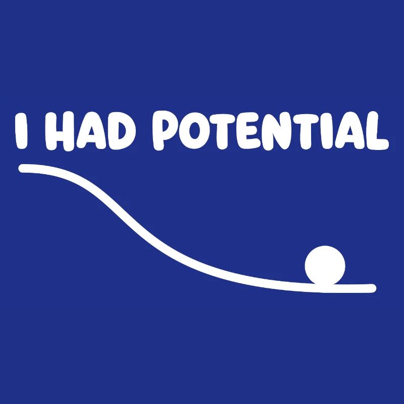 I Had Potential Physics Pun Science Nerd Humor