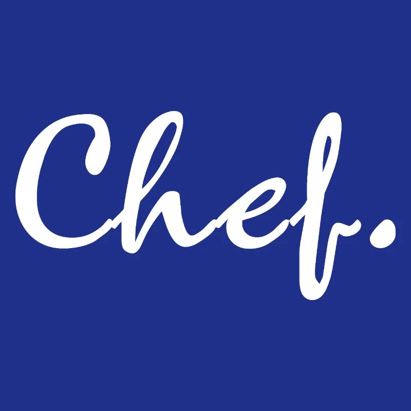 Chef Typography Word Text Culinary Gift