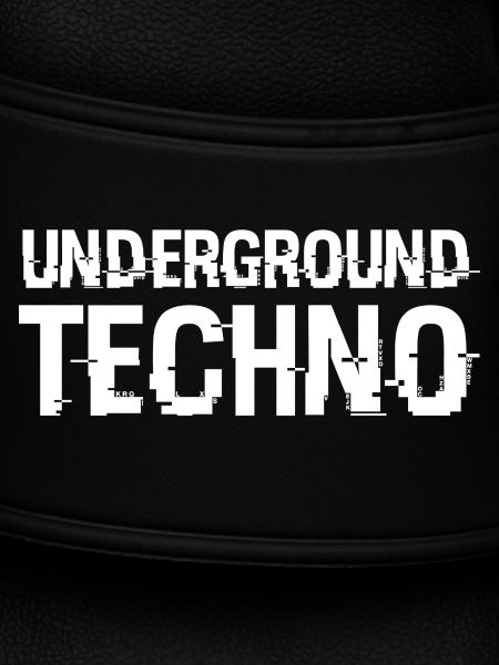 Underground-Techno-Glitch-Typografie