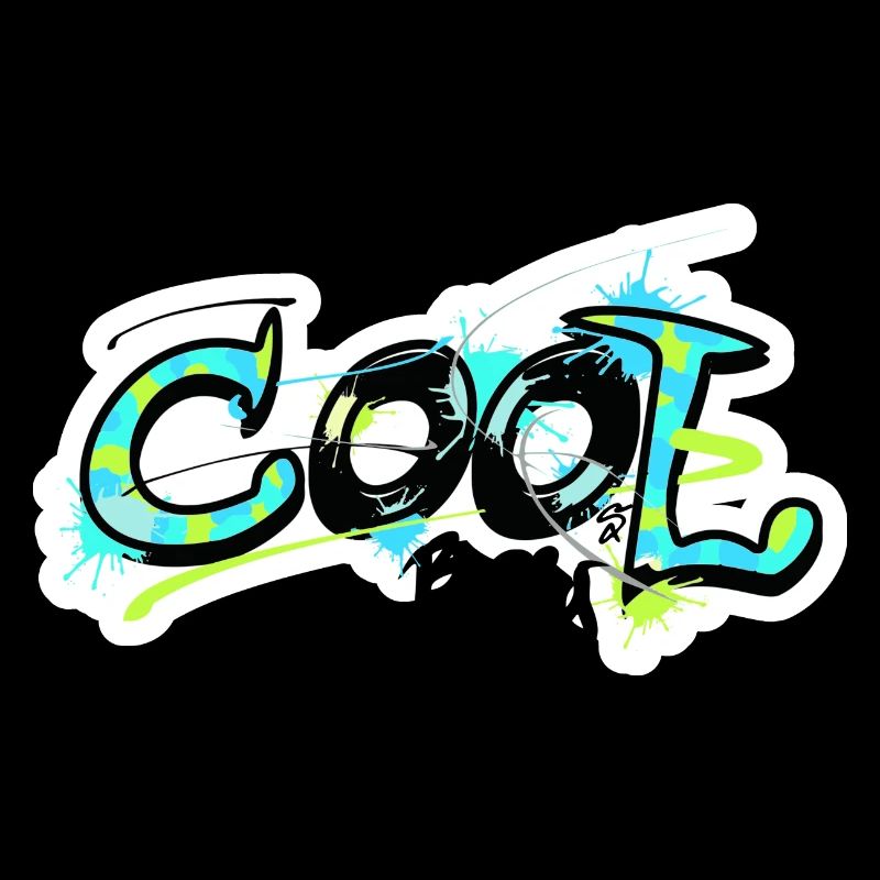 cool boy graffiti motif - cool shirt for kids