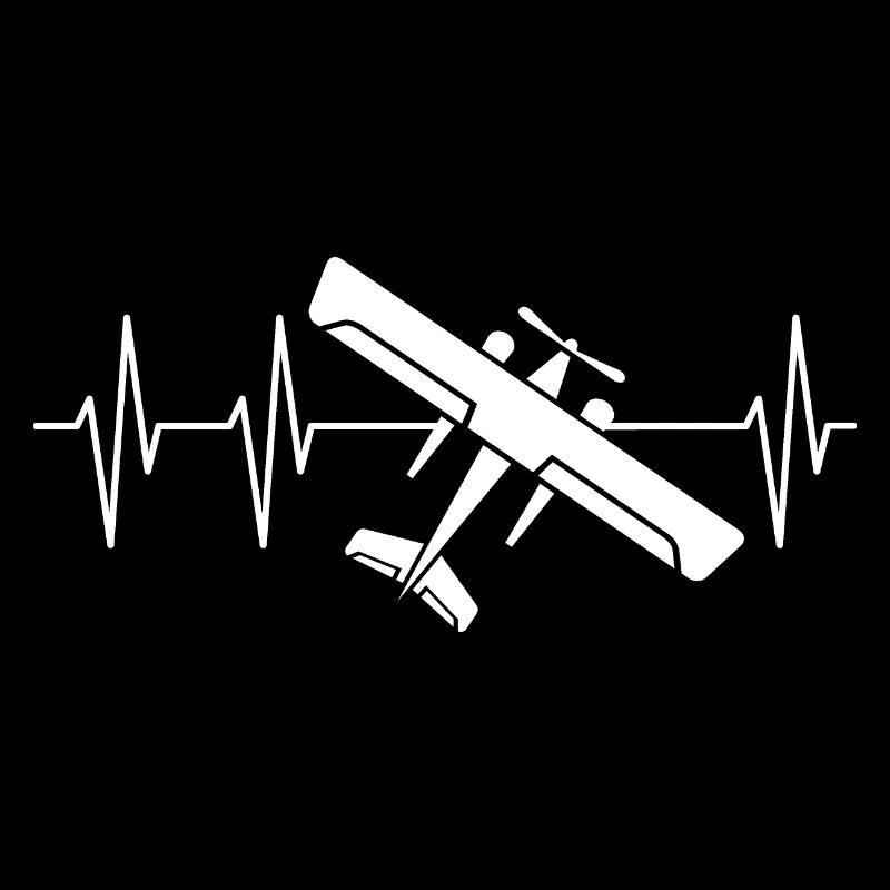 Avion Pulse Heartbeat Flying Flying Logo