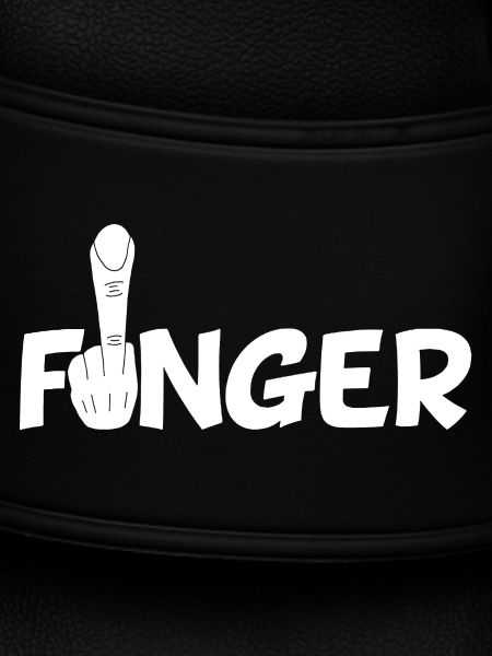The finger (white)