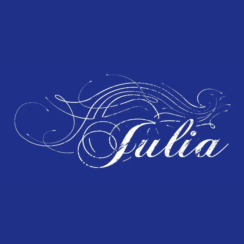 Julia décorée en blanc