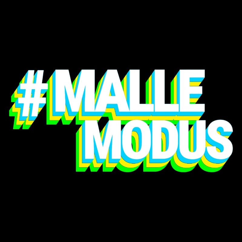 #MALLEMODUS Blau/Grün