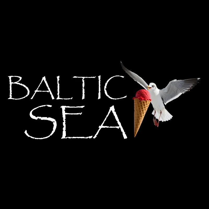 Baltic Sea Ostsee lustige Möwe maritim