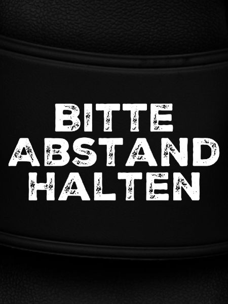 Bitte Abstand halten