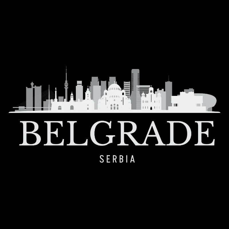 Belgrader Skyline, Belgrad, Serbien