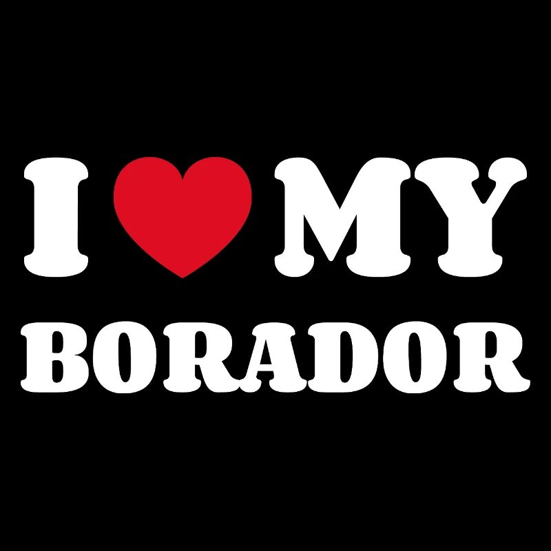 J’aime mon propriétaire de chien Borador