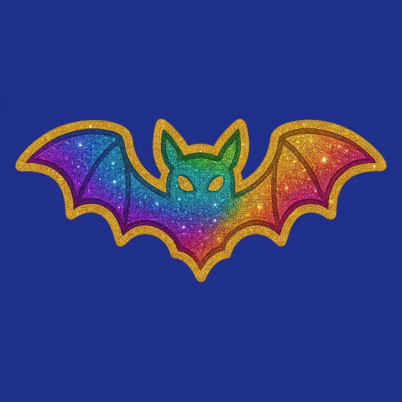 Galactic Bat Glitter Bat